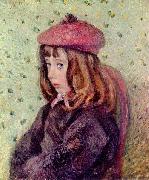 Camille Pissarro Portrait of Felix Pissarro painting